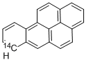 苯并[A]芘-7-14C, 93127-18-5, 结构式