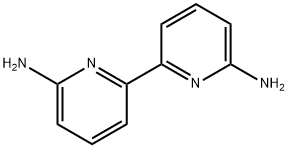 6,6'-ジアミノ-2,2'-ビピリジル 化学構造式