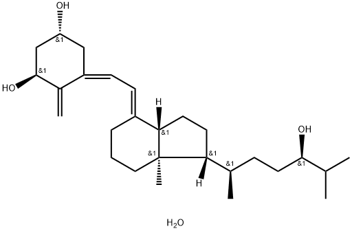 (1R,3S)-5-[2-[(1R,3aR,7aS)-1-[(2R,5S)-5-hydroxy-6-methyl-heptan-2-yl]-7a-methyl-2,3,3a,5,6,7-hexahydro-1H-inden-4-ylidene]ethylidene]-4-methylidene-cyclohexane-1,3-diol Structure