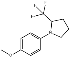 1-(4-Methoxyphenyl)-2-(trifluoroMethyl)pyrrolidine Struktur