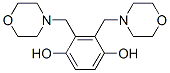 2,3-bis(morpholin-4-ylmethyl)benzene-1,4-diol Struktur