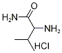 2-アミノ-3-メチルブタンアミド塩酸塩 化学構造式