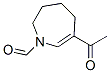 1H-Azepine-1-carboxaldehyde, 6-acetyl-2,3,4,5-tetrahydro- (9CI) Struktur
