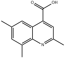 2,6,8-三甲基-喹啉-4-羧酸 结构式