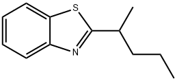 Benzothiazole, 2-(1-methylbutyl)- (9CI) Structure