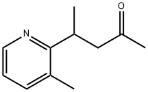 (+/-)-4-(3-methylpyridin-2-yl)-pentan-2-one Struktur