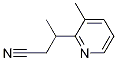 (+/-)-3-(3-methylpyridin-2-yl)-butyronitrile Struktur