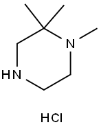 1,2,2-Trimethylpiperazine hydrochloride Structure