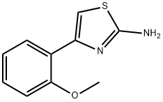 4-(2-甲氧基苯基)-噻唑-2-胺, 93209-95-1, 结构式