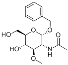苄基2-乙酰氨基-2-脱氧-3-O-甲基-Α-D-吡喃葡萄糖苷, 93215-41-9, 结构式
