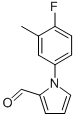 1-(4-FLUORO-3-METHYLPHENYL)-1H-PYRROLE-2-CARBOXALDEHYDE Structure