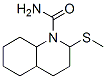 1(2H)-Quinolinecarboxamide,  octahydro-2-methylthio-  (7CI) Structure