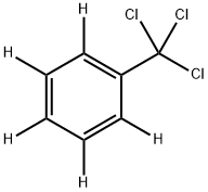 Α,Α,Α‐トリクロロトルエン‐D5 化学構造式