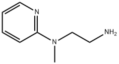 N1-甲基-N1-(吡啶-2-基)乙烷-1,2-二胺 结构式