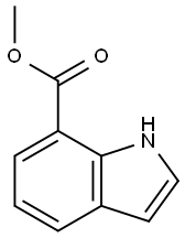 吲哚-7-甲酸甲酯, 93247-78-0, 结构式