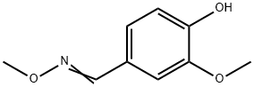 4-Hydroxy-3-methoxy-benzaldehyde O-Methyloxime 结构式