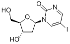 1-(2-脱氧-beta-呋喃核糖基)-5-碘-2-嘧啶酮, 93265-81-7, 结构式