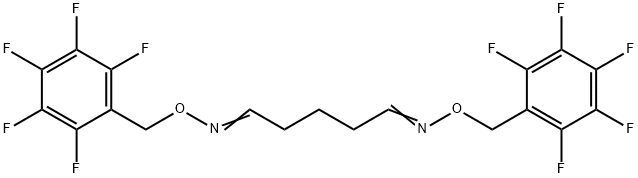 Glutaraldehyde-O-2,3,4,5,6-PFBHA-Oxime 化学構造式