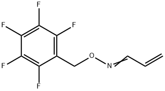 Acrolein  O-2,3,4,5,6-PFBHA-oxime,  Propenal  O-pentafluorophenylmethyl-oxime Struktur
