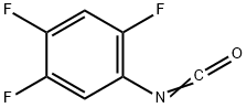 イソシアン酸2,4,5-トリフルオロフェニル 化学構造式