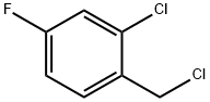 2-Chloro-4-fluorobenzyl chloride Structure