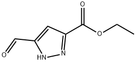 ethyl 3-forMyl-4,5-dihydro-1H-pyrazole-5-carboxylate Structure