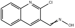 2-クロロ-3-キノリンカルブアルデヒドオキシム 化学構造式