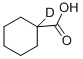 CYCLOHEXANECARBOXYLIC-1-D1 ACID 结构式