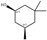 cis-3,3,5-トリメチルシクロヘキサノール 化学構造式