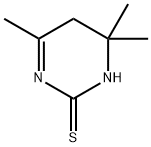 4,4,6-三甲基-3,5-二氢嘧啶-2-硫酮 结构式