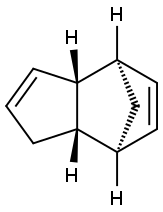 (1α,2R,6R,7α)-トリシクロ[5.2.1.02,6]デカ-3,8-ジエン 化学構造式