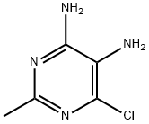 6-氯-2-甲基嘧啶-4,5-二胺, 933-80-2, 结构式