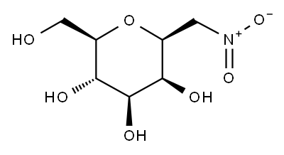 BETA-D-MANNOPYRANOSYL NITROMETHANE Struktur