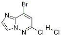 8-bromo-6-chloroimidazo[1,2-b]pyridazine hydrochloride Struktur