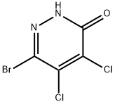 6-BROMO-4,5-DICHLORO-3(2H)-PYRIDAZINONE Struktur