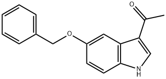1-(5-(苄氧基)-1H-吲哚-3-基)乙-1-酮, 93315-84-5, 结构式
