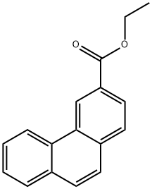 3-Phenanthrenecarboxylic acid ethyl ester Structure