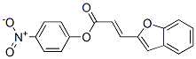 β-(Benzofuran-2-yl)acrylic acid p-nitrophenyl ester 结构式