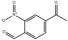 4-ACETYL-2-NITROBENZALDEHYDE Struktur