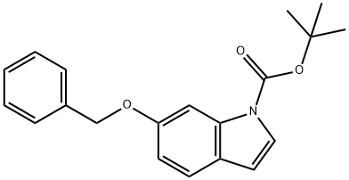 1-Boc-6-benzyloxyindole Struktur