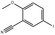 5-ヨード-2-メトキシベンゾニトリル 化学構造式