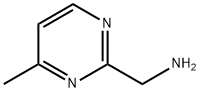 1-(4-メチル-2-ピリミジニル)メタンアミン 化学構造式