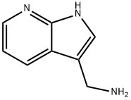 1H-ピロロ[2,3-B]ピリジン-3-メタンアミン 化学構造式