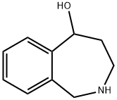 1H-2-BENZAZEPIN-5-OL, 2,3,4,5-TETRAHYDRO- Structure