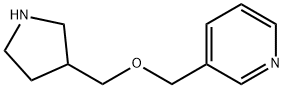 3-(Pyrrolidin-3-ylmethoxymethyl)-pyridine Struktur