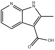 2-Methyl-7-azaindole-3-carboxylic acid Structure