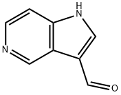 1H-ピロロ[3,2-C]ピリジン-3-カルボキシアルデヒド 化学構造式