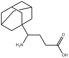 4-(1-adamantyl)-4-aminobutanoic acid Structure