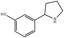 3-(2-Pyrrolidinyl)phenol Structure