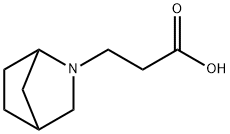 2-氮杂双环[2.2.1]庚烷-2-丙酸 结构式